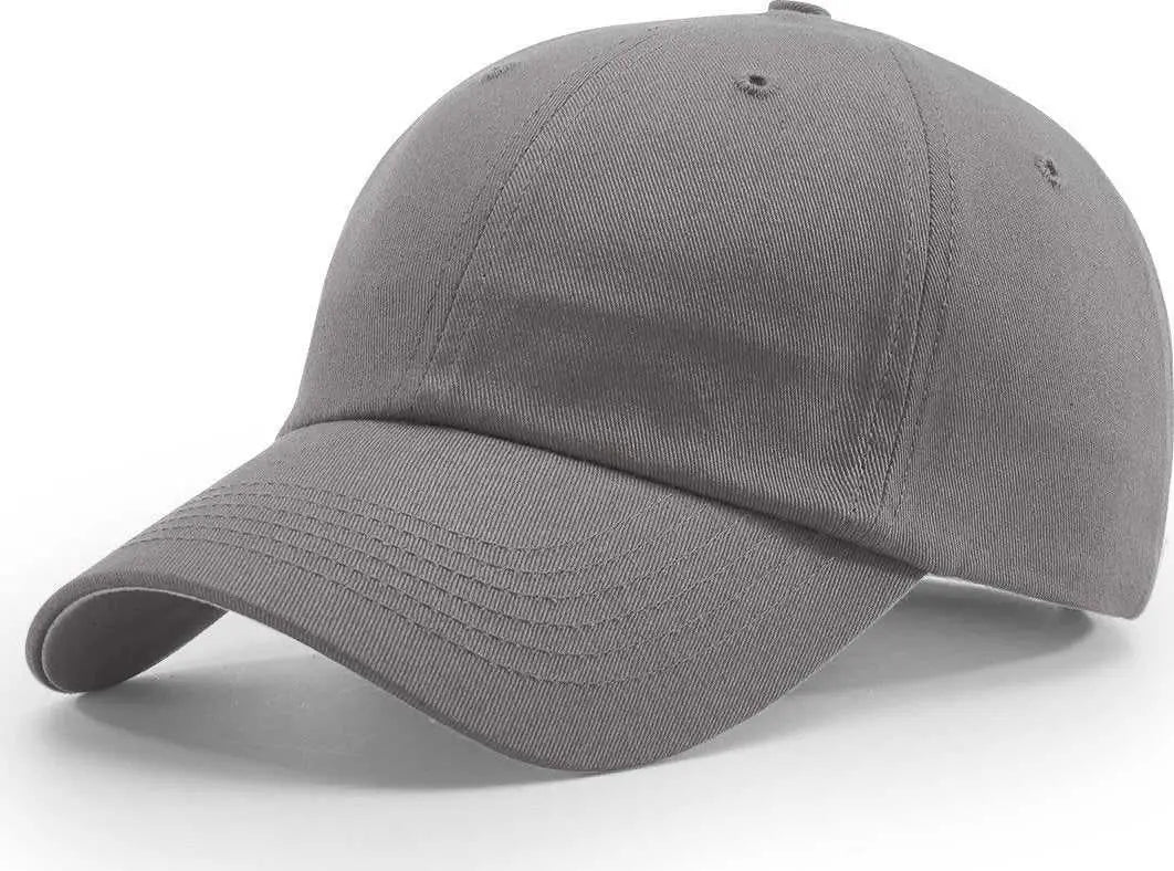 Richardson R65S Relaxed Twill Snapback Caps - Charcoal - Dark Gray / One Size Fits Most
