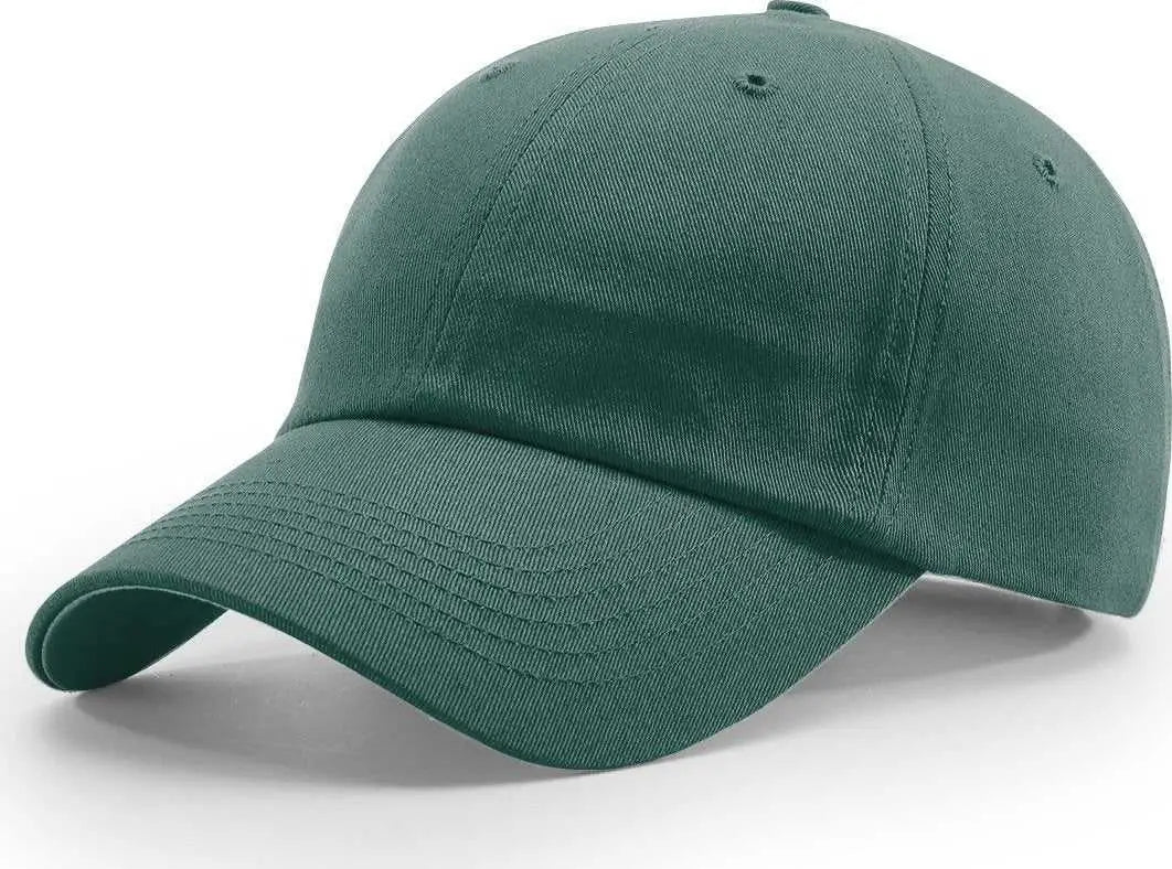 Richardson R65S Relaxed Twill Snapback Caps - Dark Green - Forest / One Size Fits Most