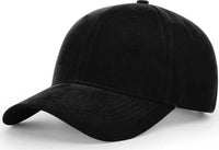Richardson R75S Casual Twill Snapback Caps - Black - Black / OSFM