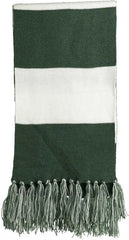 Sport-Tek STA02 Spectator Scarf - Forest Green White - Forest White / One Size Fits Most