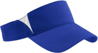 Sport-Tek STC13 Dry Zone Colorblock Visor - True Royal White - Royal White / One Size Fits Most