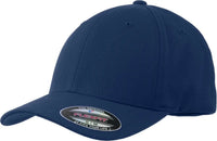 Sport-Tek STC17 Flexfit Performance Solid Cap - True Navy - Navy / 6 5/8’’ - 7 1/8’’