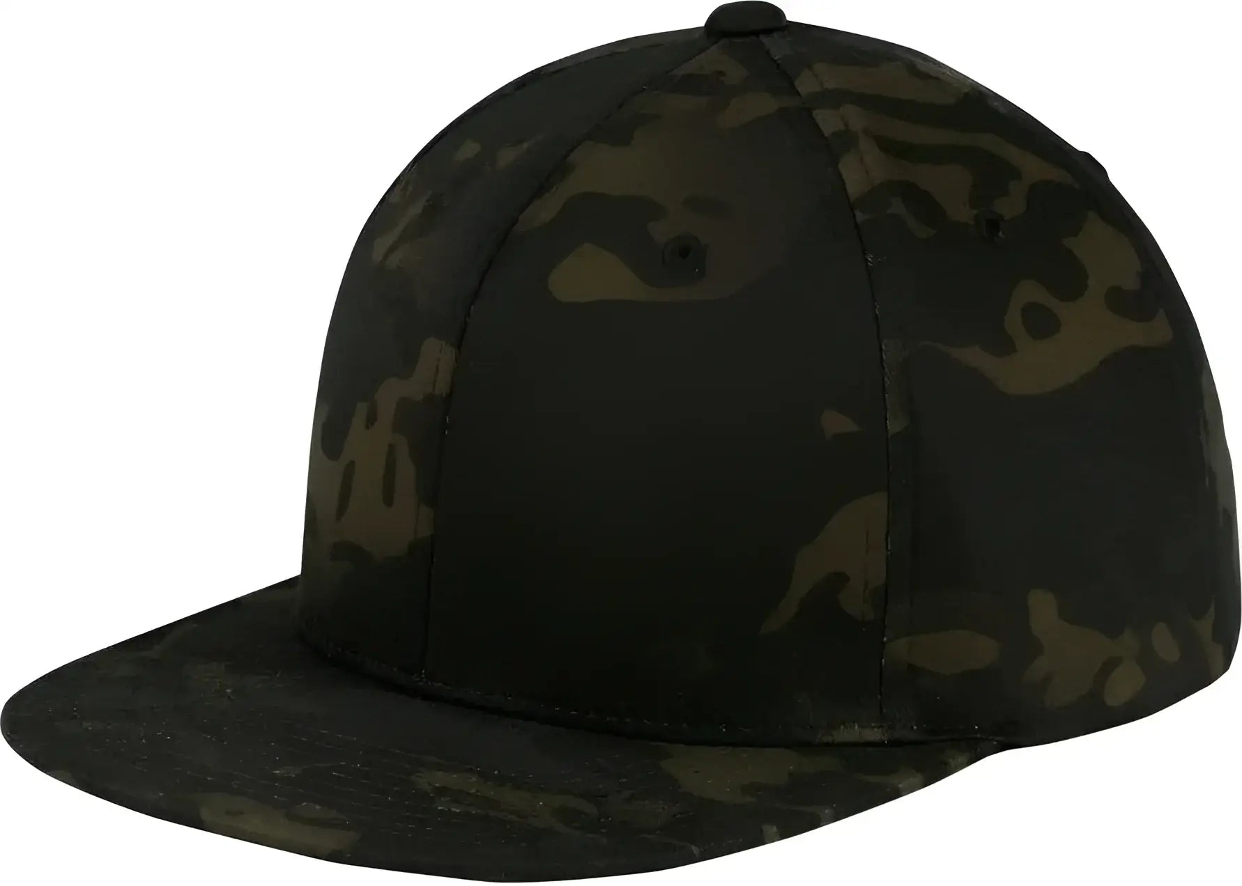 Sport-Tek STC19 Yupoong MultiCam Flat Bill Snapback Cap - Multicam Black - Multi-colored / 7 1/8’’ - 7 5/8’’