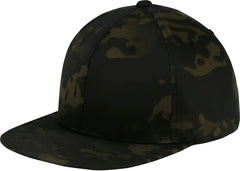 Sport-Tek STC19 Yupoong MultiCam Flat Bill Snapback Cap - Multicam Black - Multi-colored / 7 1/8’’ - 7 5/8’’