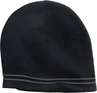Sport-Tek STC20 Spectator Beanie - Black Iron Gray - Black Dark Gray / One Size Fits Most