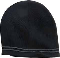 Sport-Tek STC20 Spectator Beanie - Black Iron Gray - Black Dark Gray / One Size Fits Most