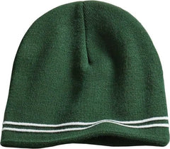Sport-Tek STC20 Spectator Beanie - Forest Green White - Forest White / One Size Fits Most