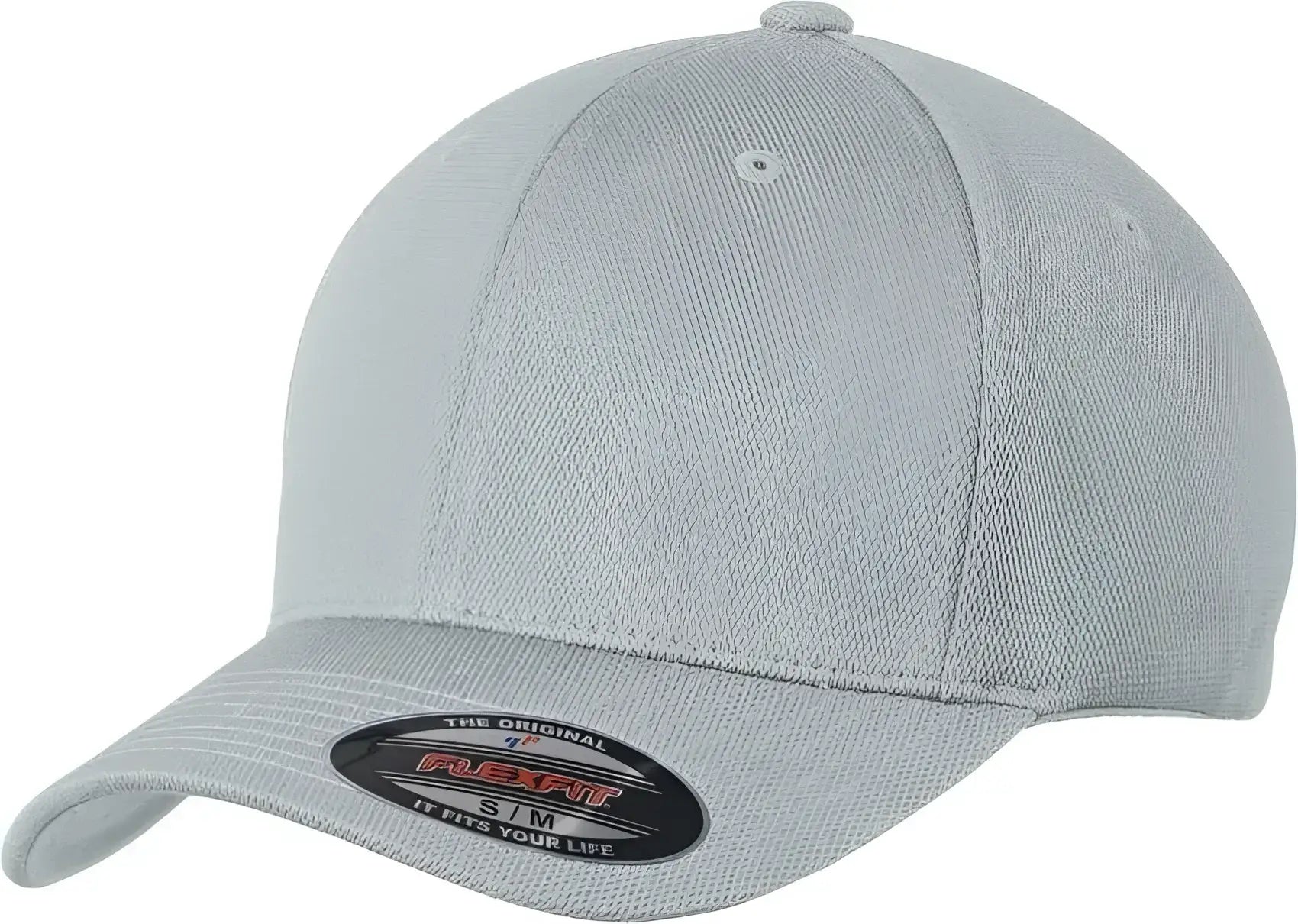 Sport-Tek STC22 Flexfit Cool & Dry Poly Block Mesh Cap - Gray Heather - Gray / 6 3/4’’ - 7 1/4’’