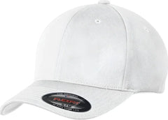Sport-Tek STC22 Flexfit Cool & Dry Poly Block Mesh Cap - White - White / 6 3/4’’ - 7 1/4’’