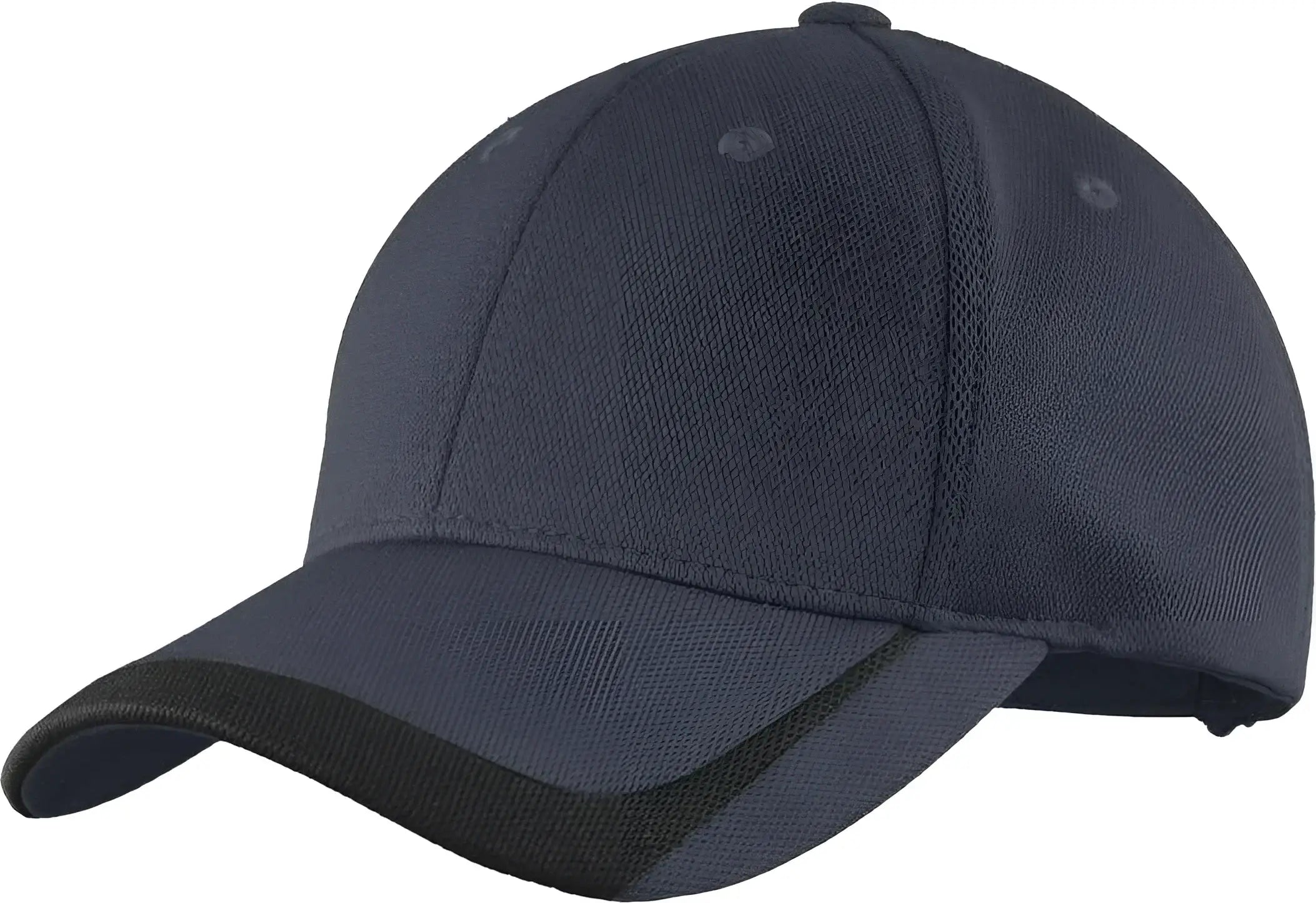 Sport-Tek STC24 Pique Colorblock Cap - Graphite Black - Dark Gray Black / One Size Fits Most