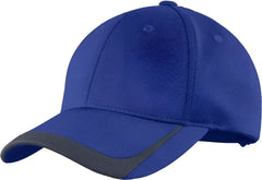 Sport-Tek STC24 Pique Colorblock Cap - True Royal Graphite - Royal Dark Gray / One Size Fits Most