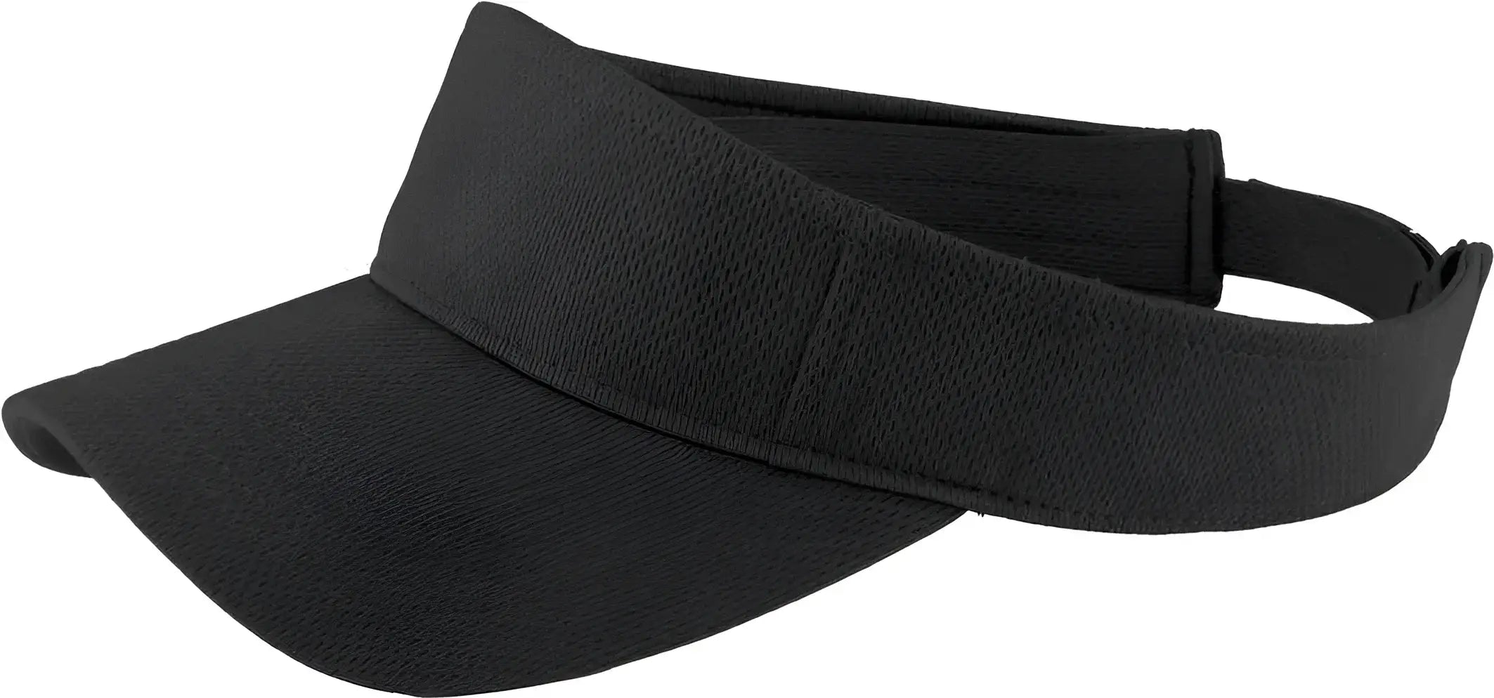 Sport-Tek STC27 PosiCharge RacerMesh Visor - Black - Black / One Size Fits Most