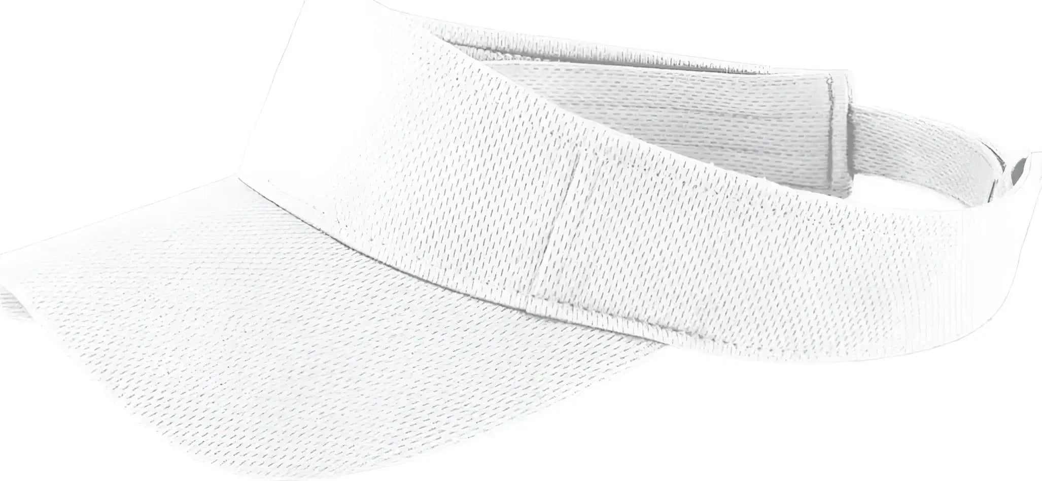 Sport-Tek STC27 PosiCharge RacerMesh Visor - White - White / One Size Fits Most