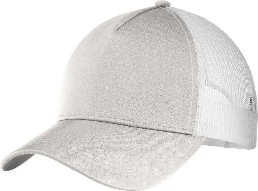 Sport-Tek STC36 PosiCharge Competitor Mesh Back Cap - Silver White - Gray White / 7 1/8’’ - 7 5/8’’