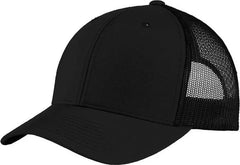 Sport-Tek STC39 Yupoong Retro Trucker Cap - Black Black - Black / One Size Fits Most