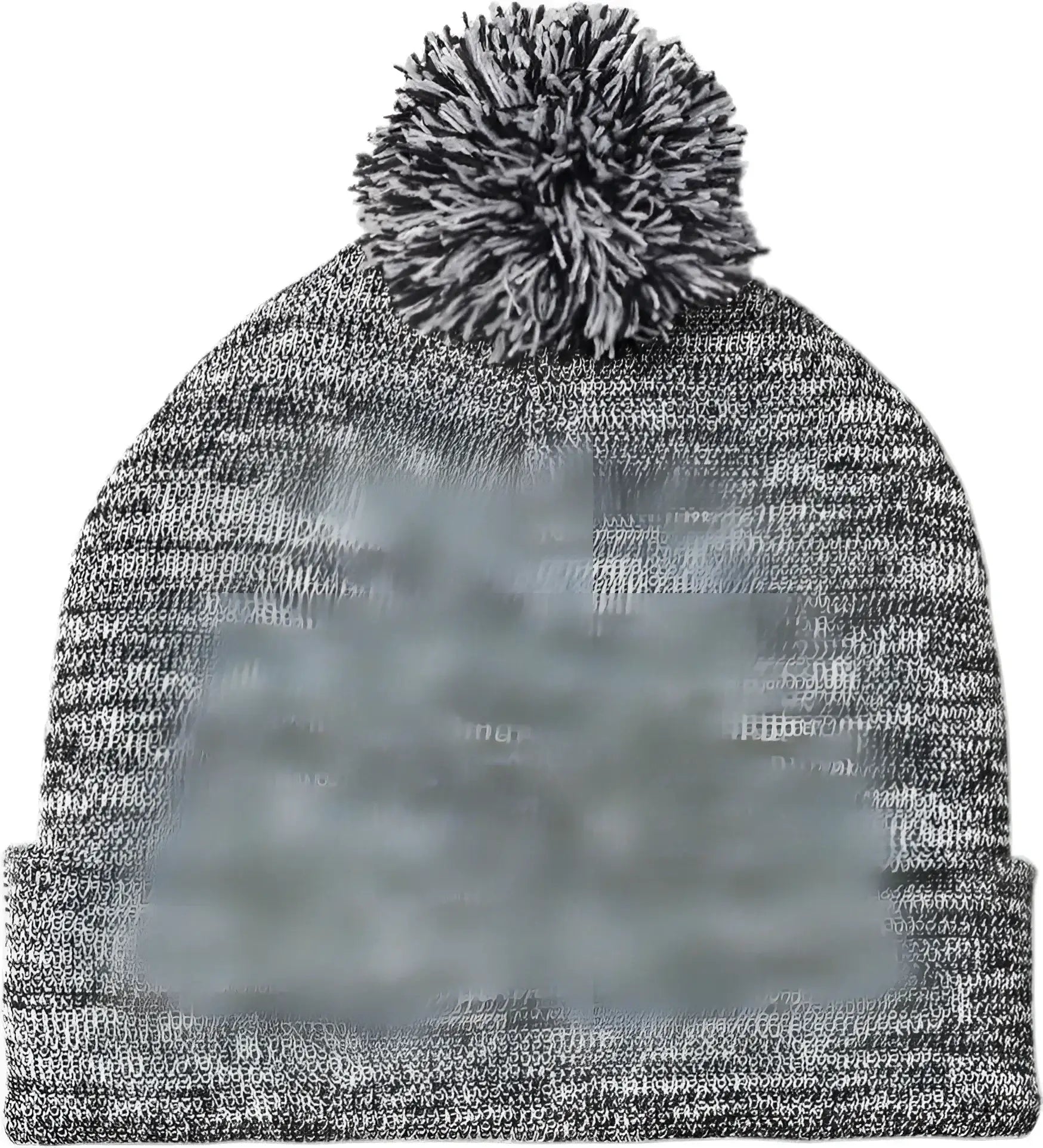 Sport-Tek STC41 Heather Pom Pom Beanie STC41Gray Heather - Gray / 6 3/4’’ - 7 1/4’’