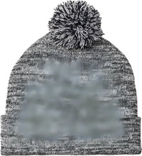 Sport-Tek STC41 Heather Pom Pom Beanie STC41Gray Heather - Gray / 6 3/4’’ - 7 1/4’’