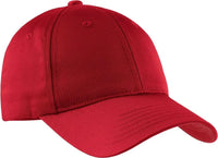 Sport-Tek YSTC10 Youth Dry Zone Nylon Cap - True Red - Red / One Size Fits Most
