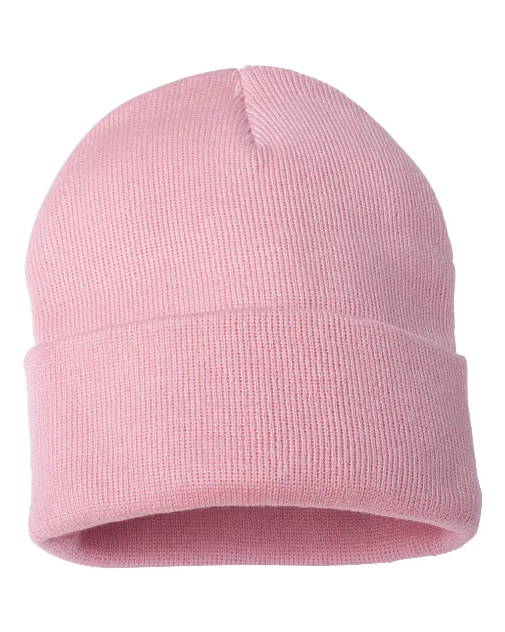 Sportsman SP12 12’’ Solid Cuffed Beanie - Pink - Pink / One Size Fits Most