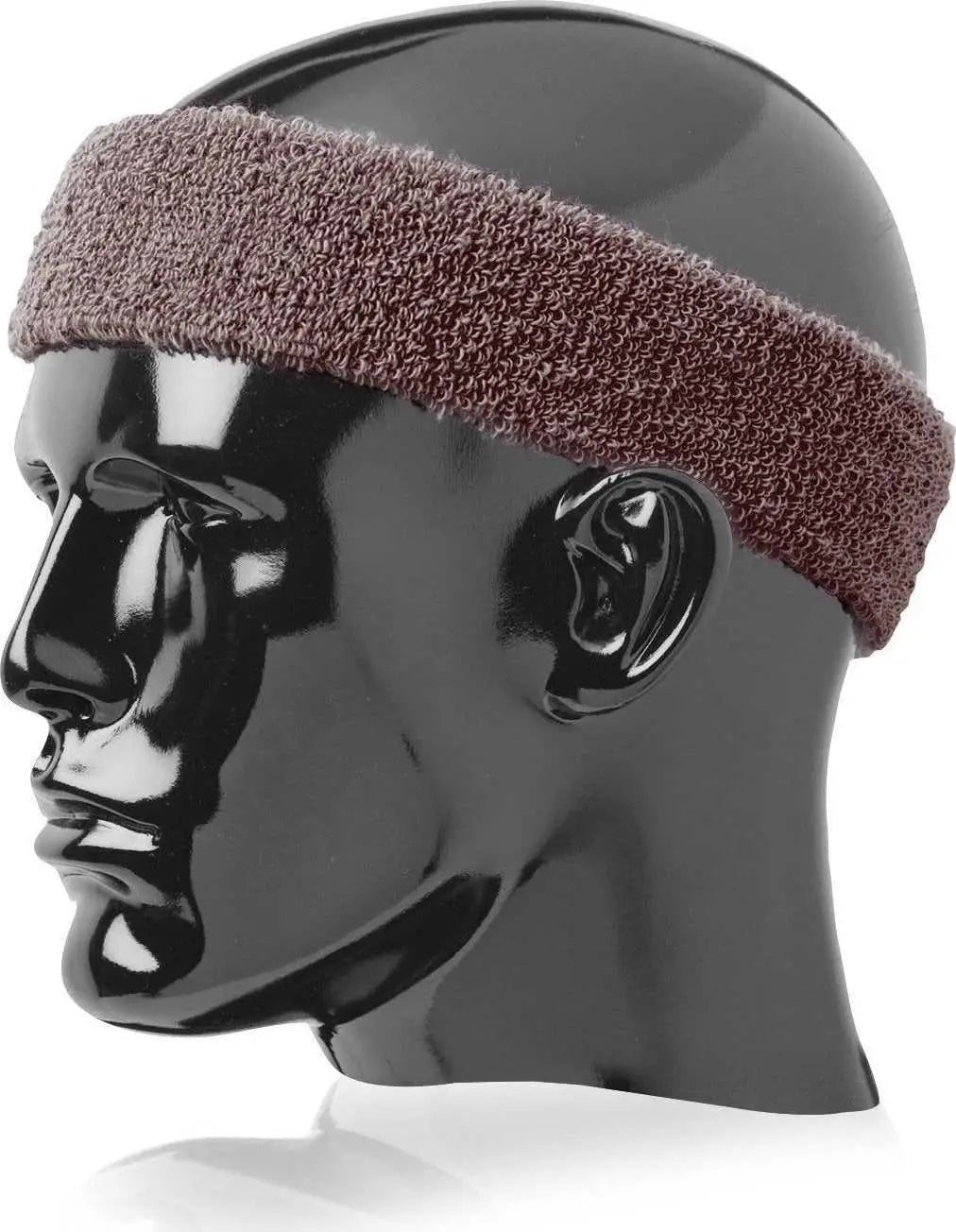 TCK Terry Headband 2’’ Wide Wide - Brown - Brown / One Size Fits Most