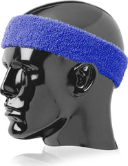 TCK Terry Headband 2’’ Wide Wide - Royal - Royal / One Size Fits Most