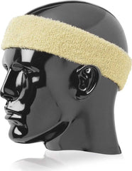 TCK Terry Headband 2’’ Wide Wide - Yellow - Yellow / One Size Fits Most