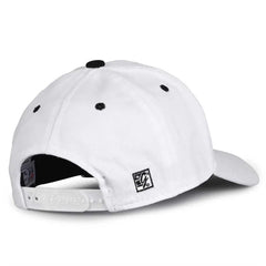 The Game GB2016 White Snapback Cotton Twill Cap - White Black - White Black / 6 7/8’’ - 7 5/8’’