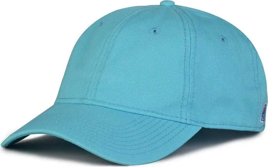 The Game GB210 Classic Relaxed Garment Washed Twill Cap - Blue Taffy - Teal / 6 7/8’’ - 7 5/8’’