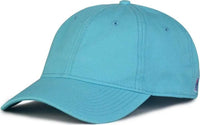The Game GB210 Classic Relaxed Garment Washed Twill Cap - Blue Taffy - Teal / 6 7/8’’ - 7 5/8’’