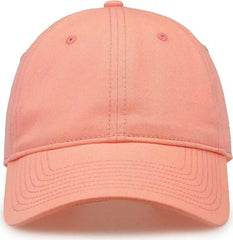 The Game GB210 Classic Relaxed Garment Washed Twill Cap - Creamsicle - Pink / 7 7/8’’ - 7 5/8’’