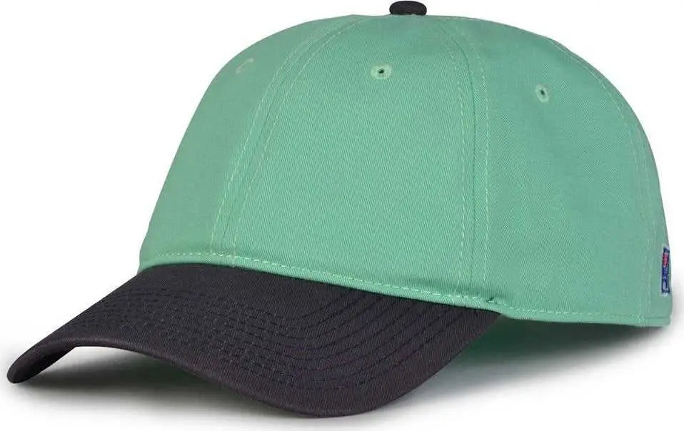 The Game GB210 Classic Relaxed Garment Washed Twill Cap - Gumdrop Navy - Teal Navy / 6 7/8’’ - 7 5/8’’