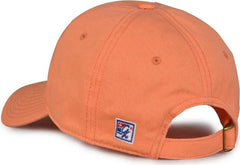 The Game GB210 Classic Relaxed Garment Washed Twill Cap - Hot Coral - Coral / 8 7/8’’ - 7 5/8’’
