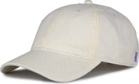 The Game GB210 Classic Relaxed Garment Washed Twill Cap - Ivory - Ivory / 6 7/8’’ - 7 5/8’’