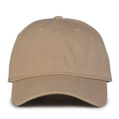 The Game GB210 Classic Relaxed Garment Washed Twill Cap - Khaki - Khaki / 6 7/8’’ - 7 5/8’’