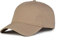 The Game GB210 Classic Relaxed Garment Washed Twill Cap - Khaki - Khaki / 6 7/8’’ - 7 5/8’’