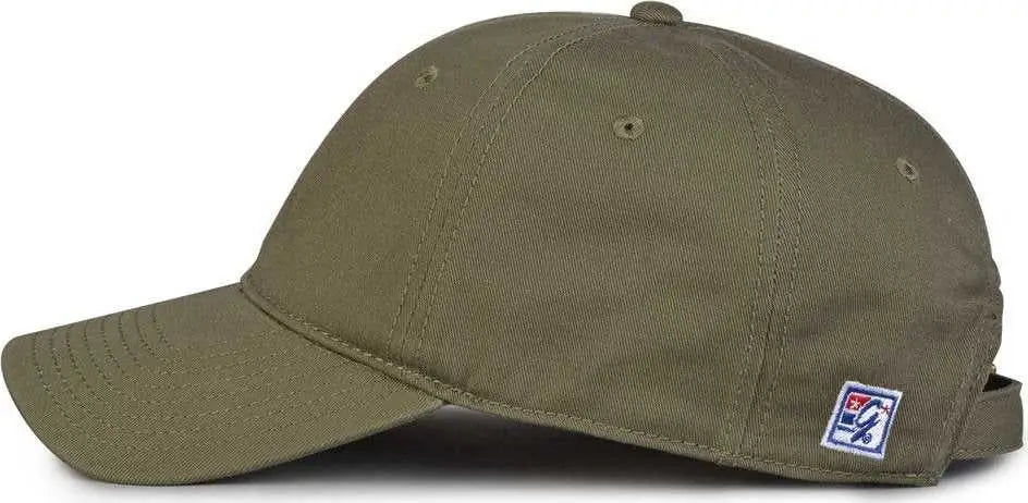 The Game GB210 Classic Relaxed Garment Washed Twill Cap - Light Olive - Olive / 6 7/8’’ - 7 5/8’’