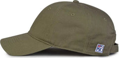 The Game GB210 Classic Relaxed Garment Washed Twill Cap - Light Olive - Olive / 6 7/8’’ - 7 5/8’’