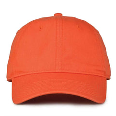 The Game GB210 Classic Relaxed Garment Washed Twill Cap - Orange - Orange / 6 7/8’’ - 7 5/8’’