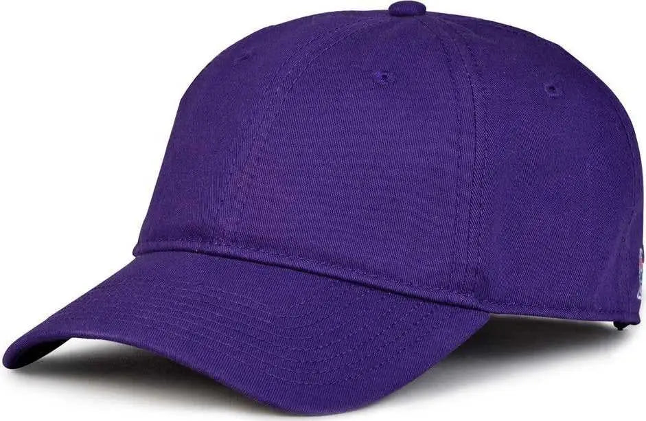 The Game GB210 Classic Relaxed Garment Washed Twill Cap - Purple - Purple / 6 7/8’’ - 7 5/8’’