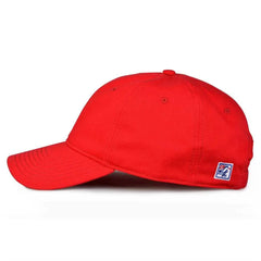 The Game GB210 Classic Relaxed Garment Washed Twill Cap - Red - Red / 6 7/8’’ - 7 5/8’’