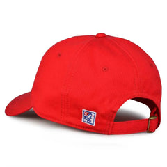 The Game GB210 Classic Relaxed Garment Washed Twill Cap - Red - Red / 6 7/8’’ - 7 5/8’’