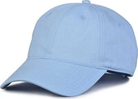 The Game GB210 Classic Relaxed Garment Washed Twill Cap - Snow Cone - Columbia Blue / 6 7/8’’ - 7 5/8’’