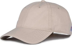 The Game GB210 Classic Relaxed Garment Washed Twill Cap - Stone - Sand / 6 7/8’’ - 7 5/8’’