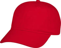 The Game GB310 Dad Cap - Red - Red / OSFM