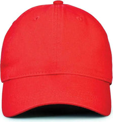 The Game GB310 Dad Cap - Red - Red / OSFM