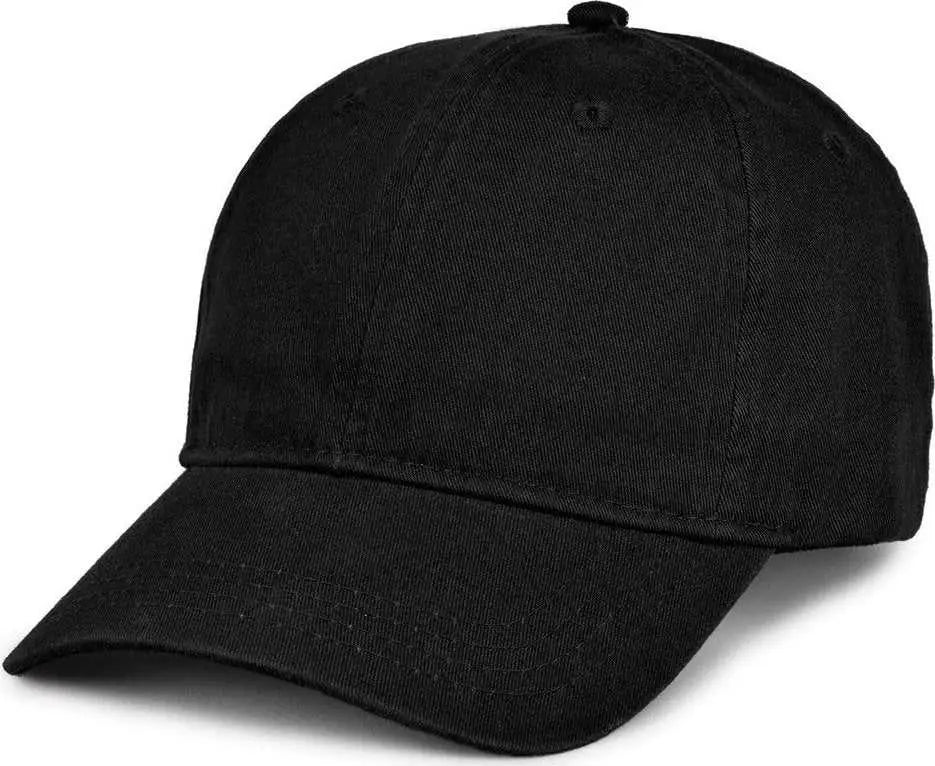 The Game GB310Y Youth Cap Twill Cap - Black - Black / Youth One Size Fits Most