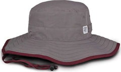 The Game GB400 Ultralight Boonie - Dark Gray Maroon - Dark Gray Maroon / 6 5/8’’ - 7 5/8’’