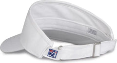 The Game GB411 High Crown Visor - White - White / OSFM