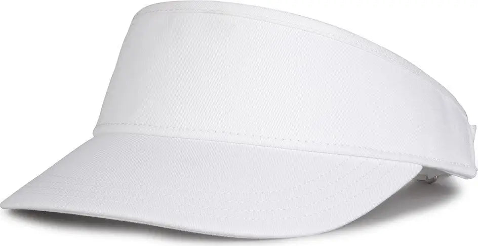 The Game GB411 High Crown Visor - White - White / OSFM