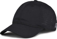 The Game GB424 Perforated GameChanger Cap - Black - Black / 6 7/8’’ - 7 5/8’’